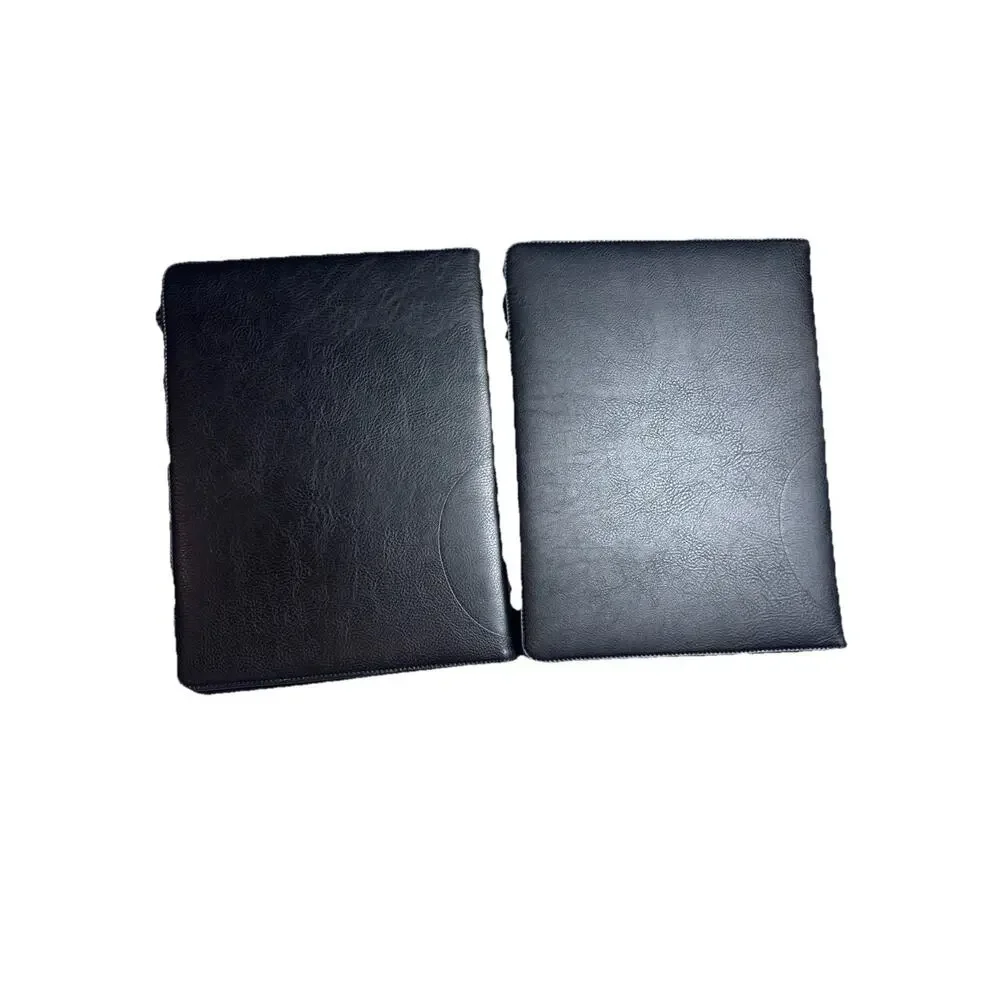 Disney Mickey Mouse Black Leather Portfolio Cover for 5 x 8 small legal pads (2)